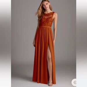 Azazie Elly Paprika Formal Dress